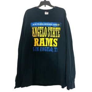 Vintage Angelo State Rams San Antonio Texas Tee Black
